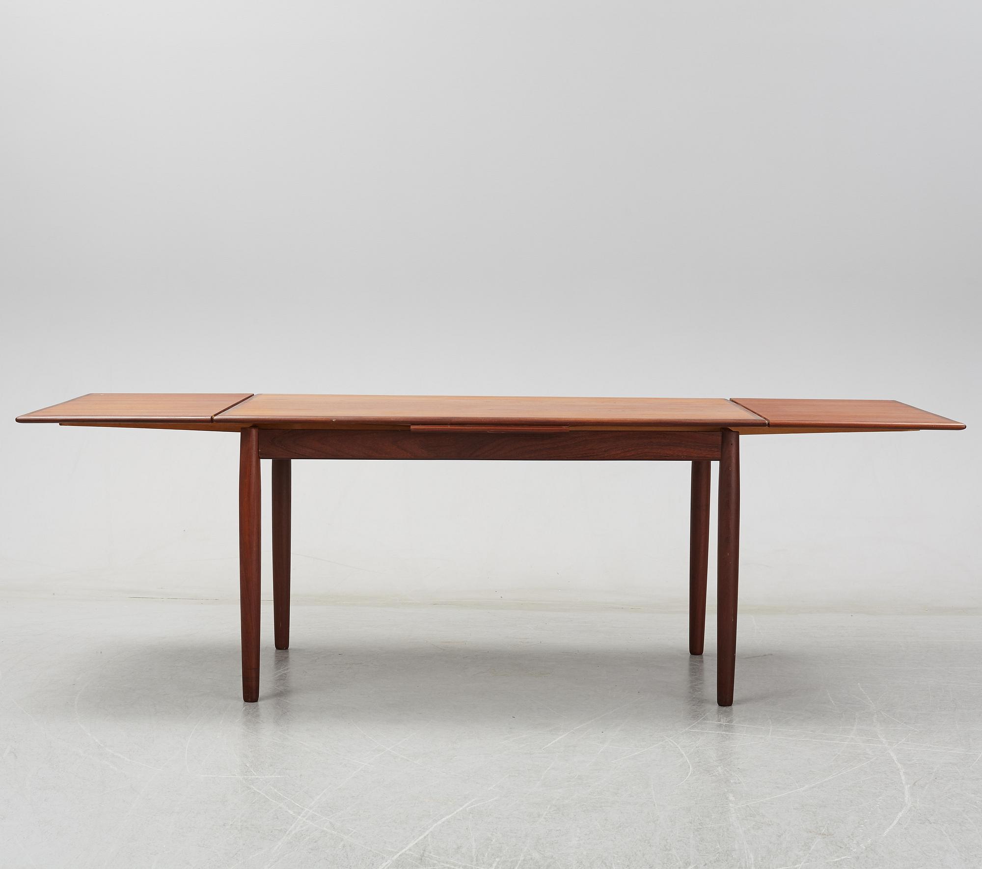 Matbord, 1900-talets andra hälft.