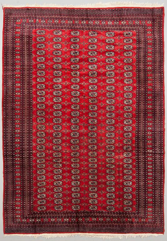 MATTA, old/semiantik, Bochara, part silk, ca 342 x 243 cm.
