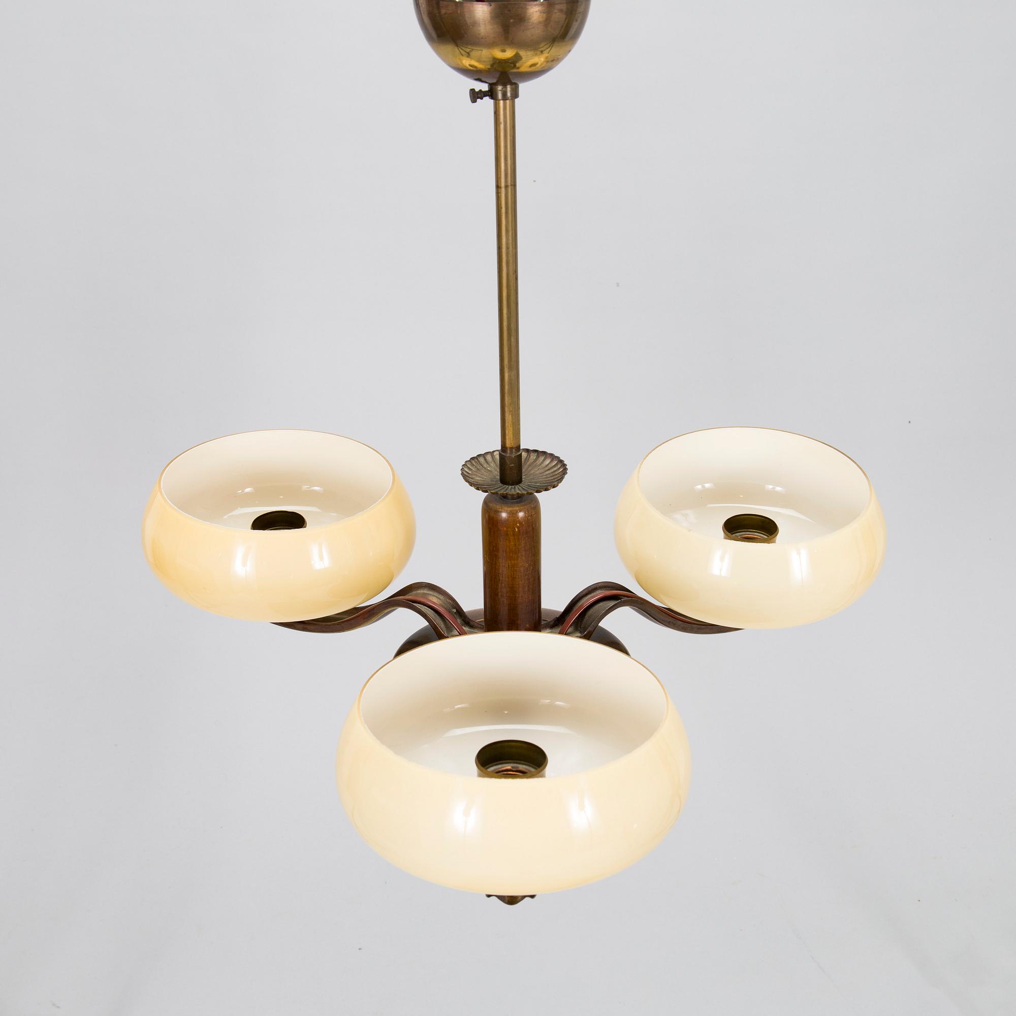 Paavo Tynell, taklampa, Taito Oy, 1930-tal.