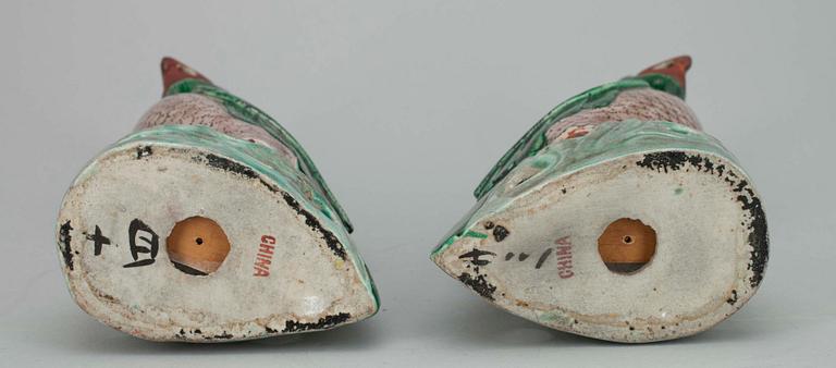 FIGURIINI, pari, posliinia, Kiina, 1900-luku.