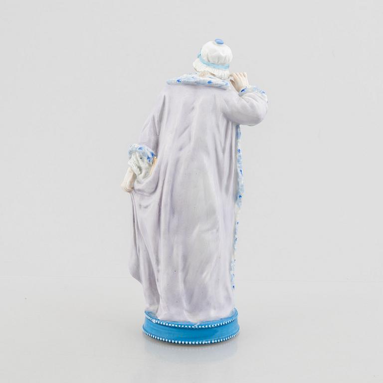 A porcelain figurine, Sitzendorf, Germany, late 19th century.