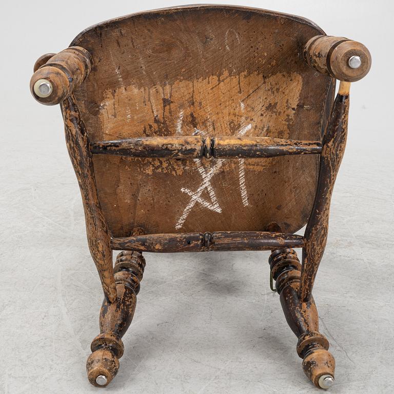 Armchair, Windsor model, England, 19th century.