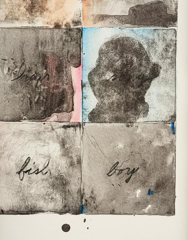 Jim Dine, "Wall chart II" .