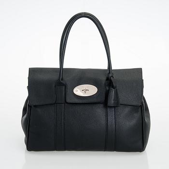 Mulberry, a black leather 'Bayswater' handbag.