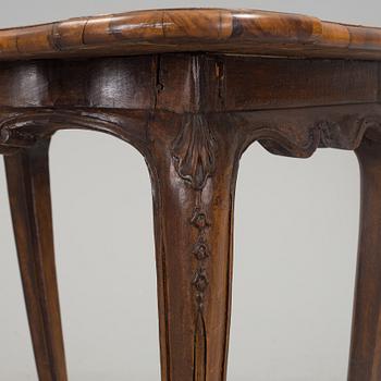A mid 18th century rococo table.