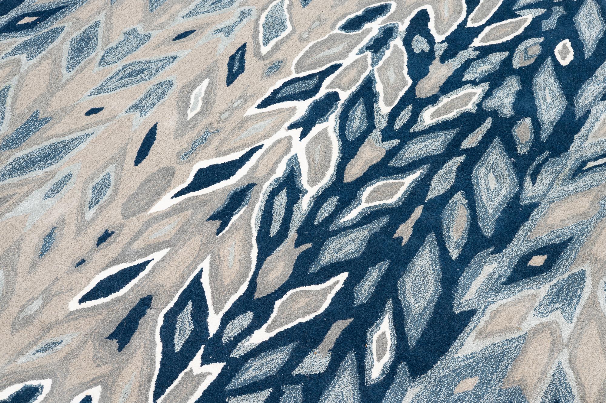William Yeoward, a 'Kalata Indigo' carpet, circa 425 x 300 cm.