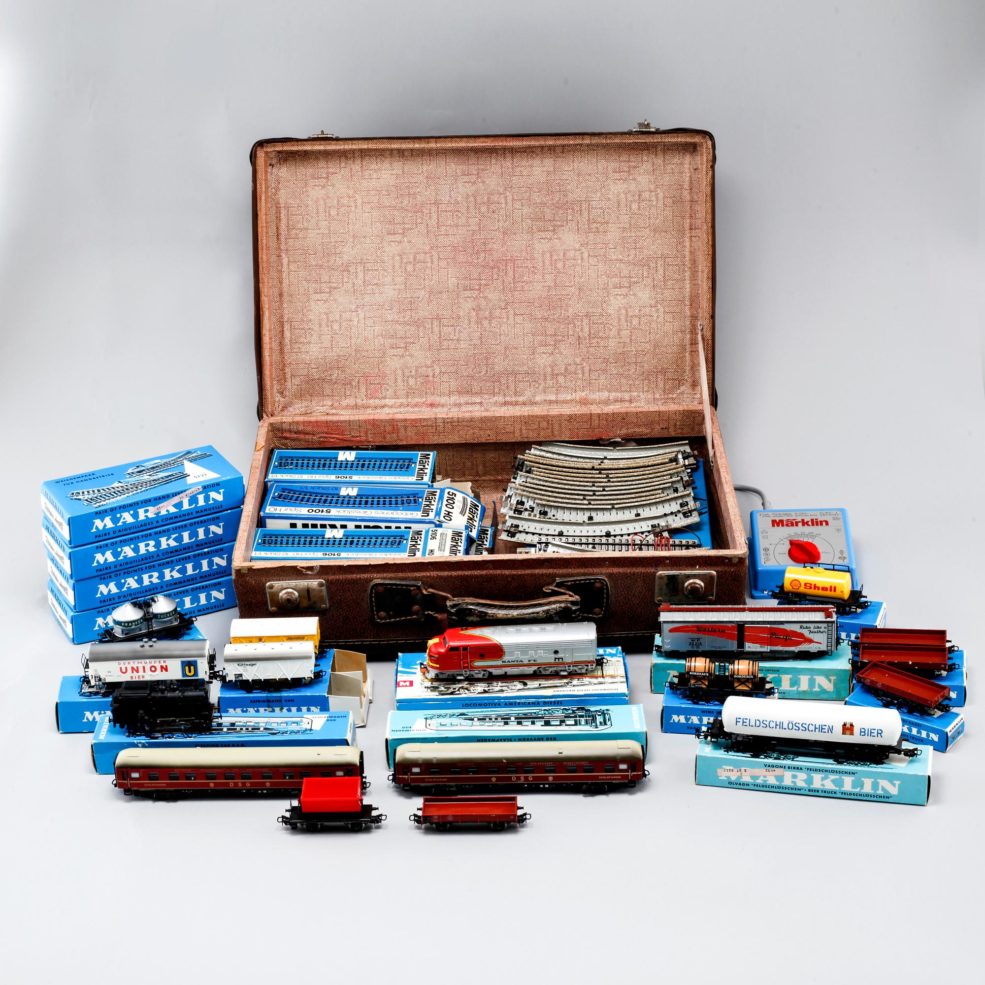 A train set collection, second half of the 20th century.