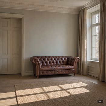 Sofa, Chesterfield model, contemporary.