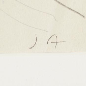 JOHN JON-AND, blandteknik, monogramsignerad och daterad 1-3-22.