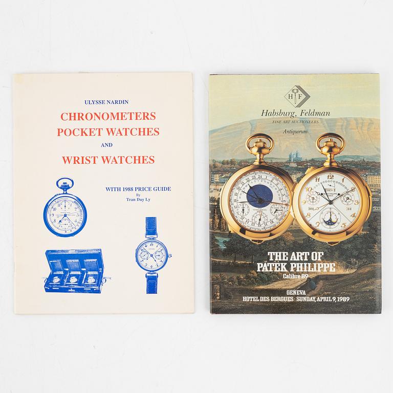Books about makers of clocks and watches – 25 vols.