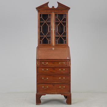 VITRINSKÅP, England, 1700/1800-tal.