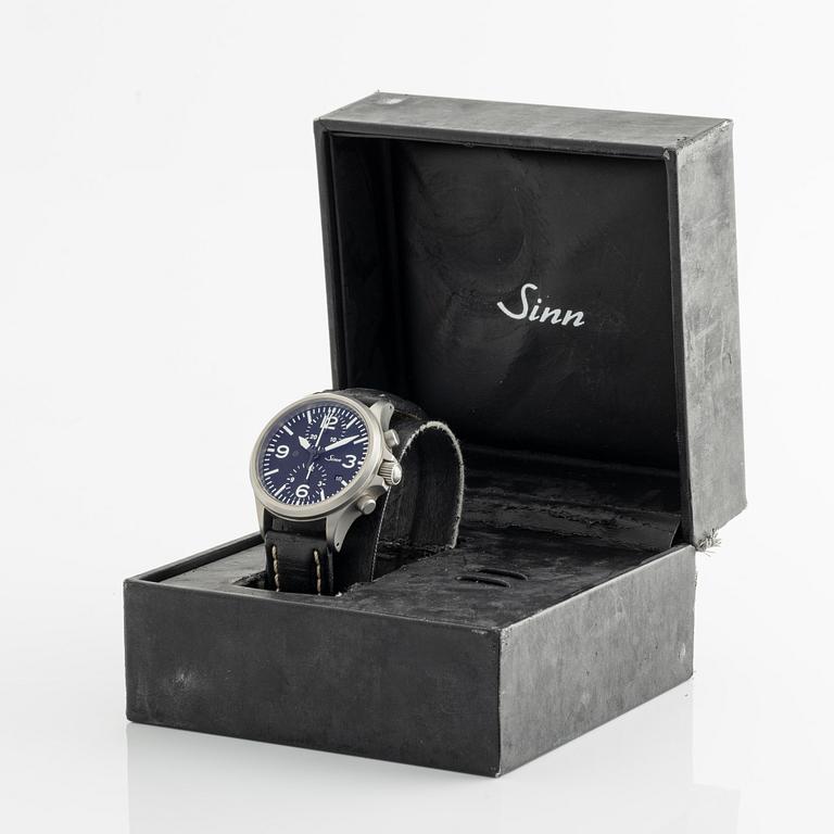 Sinn, Duochronograph, wristwatch, chronograph, 40 mm.