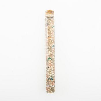 Document tube, Ottoman, 19th / 20th century.