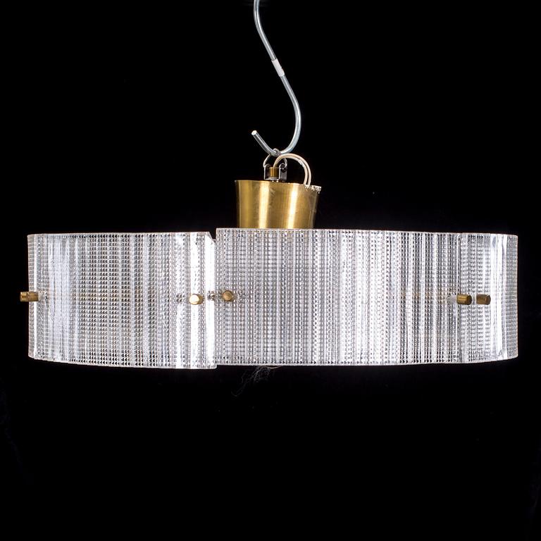 TAKLAMPA, Carl Fagerlund, Orrefors, 1960-tal.