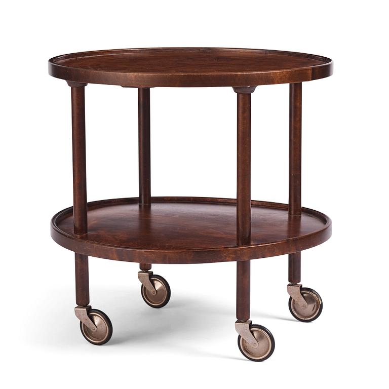 Gemla, a table on castors model "No 121", Diö 1930s.