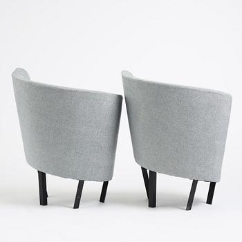 Paolo Pallucco, a pair of armchairs, Gambe-Pallucco, Italy, 1980s.
