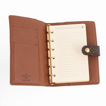 Louis Vuitton, "Monogram canvas Ring Agenda Holder".