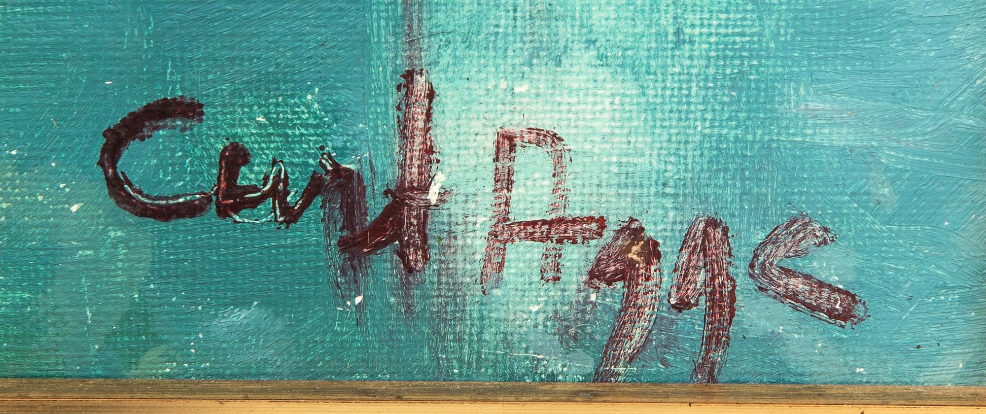 Curt Agge, olja på duk signerad.