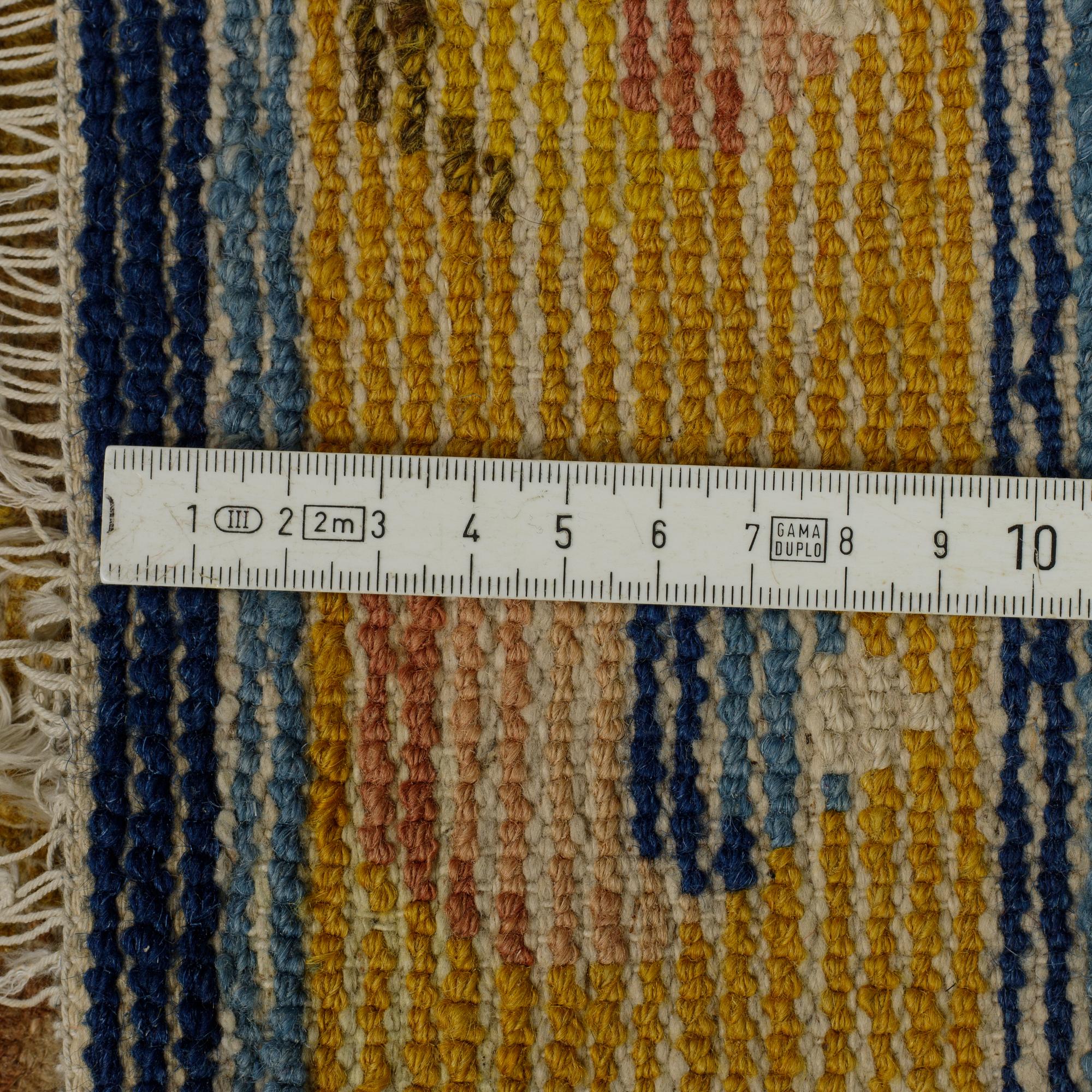 An antique Ningxia meditation rug, ca 201 x 69 cm.