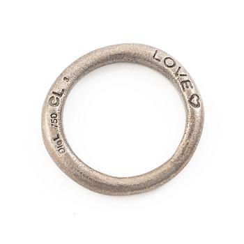 Ole Lynggaard, Charlotte Lynggaard, ring “Love No. 3”, 18K white gold.