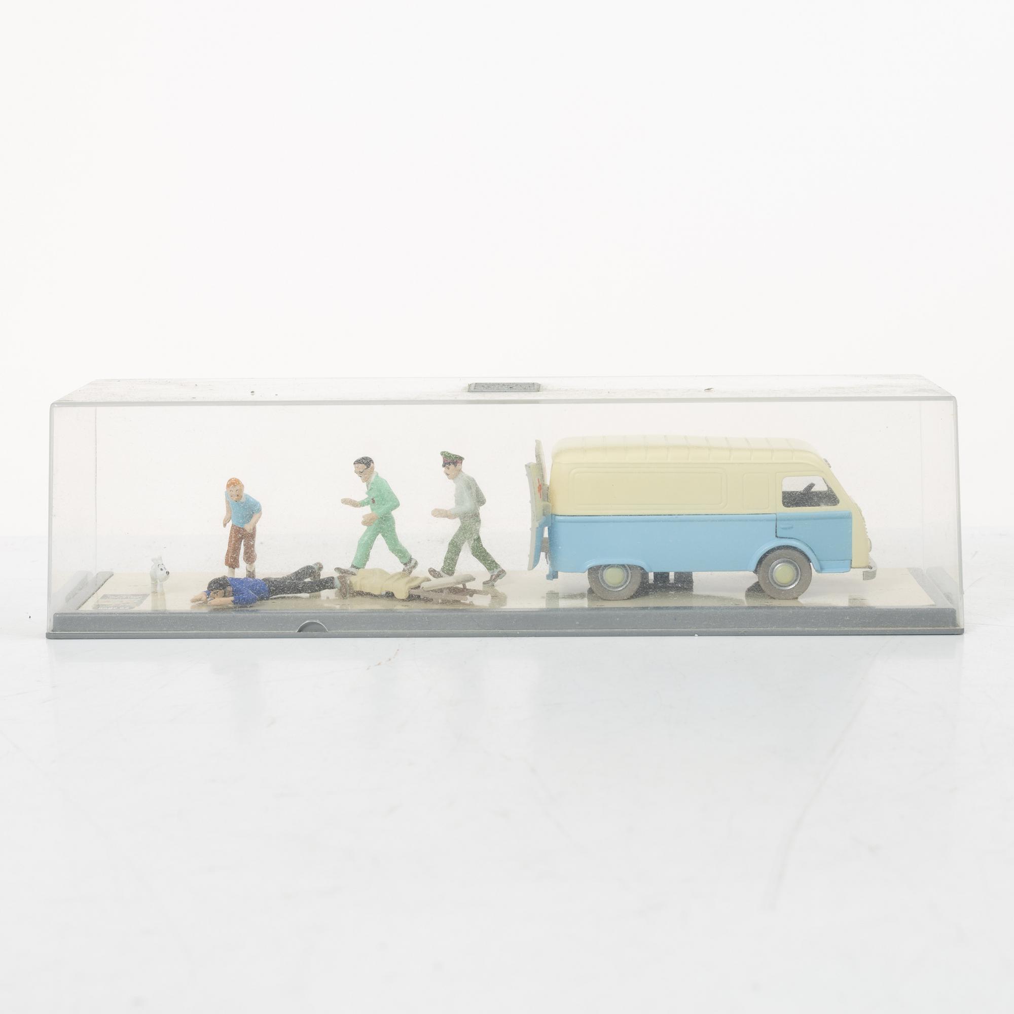 Tintin, samlarfigurer ca 25 delar, Hergé Moulins Art.