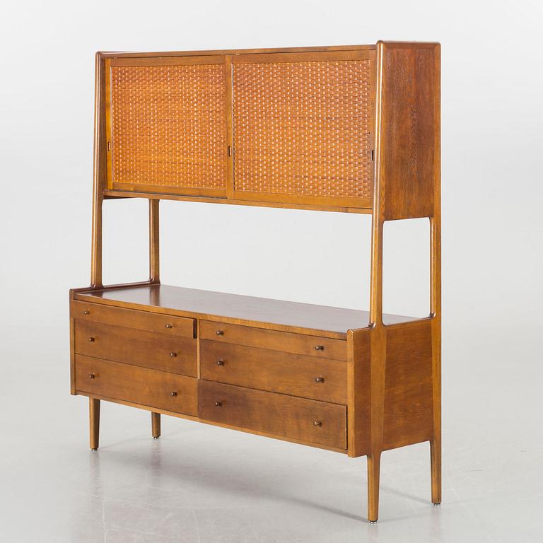 HANS J WEGNER sideboard med överdel, "RY-20" för Ry Möbler, Danmark, 1960-tal.