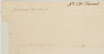 GIOVANNI ANTONIO PELLEGRINI, hans krets. Osignerad. Krita och kol, bildyta 27,5 x 27,5 cm.