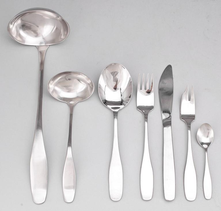BESTICK, 46 delar, rostfritt stål, bl a "Servus", Sigurd Persson, 1955.