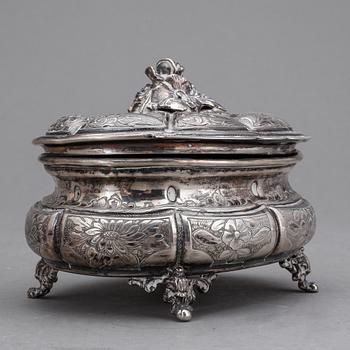 SOCKERSKÅL, silver, 1932, vikt ca 268 g.