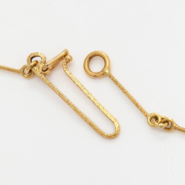 Björn Weckström, halssmycke, "Jonathan", 18K guld, platina, Lapponia 1998.