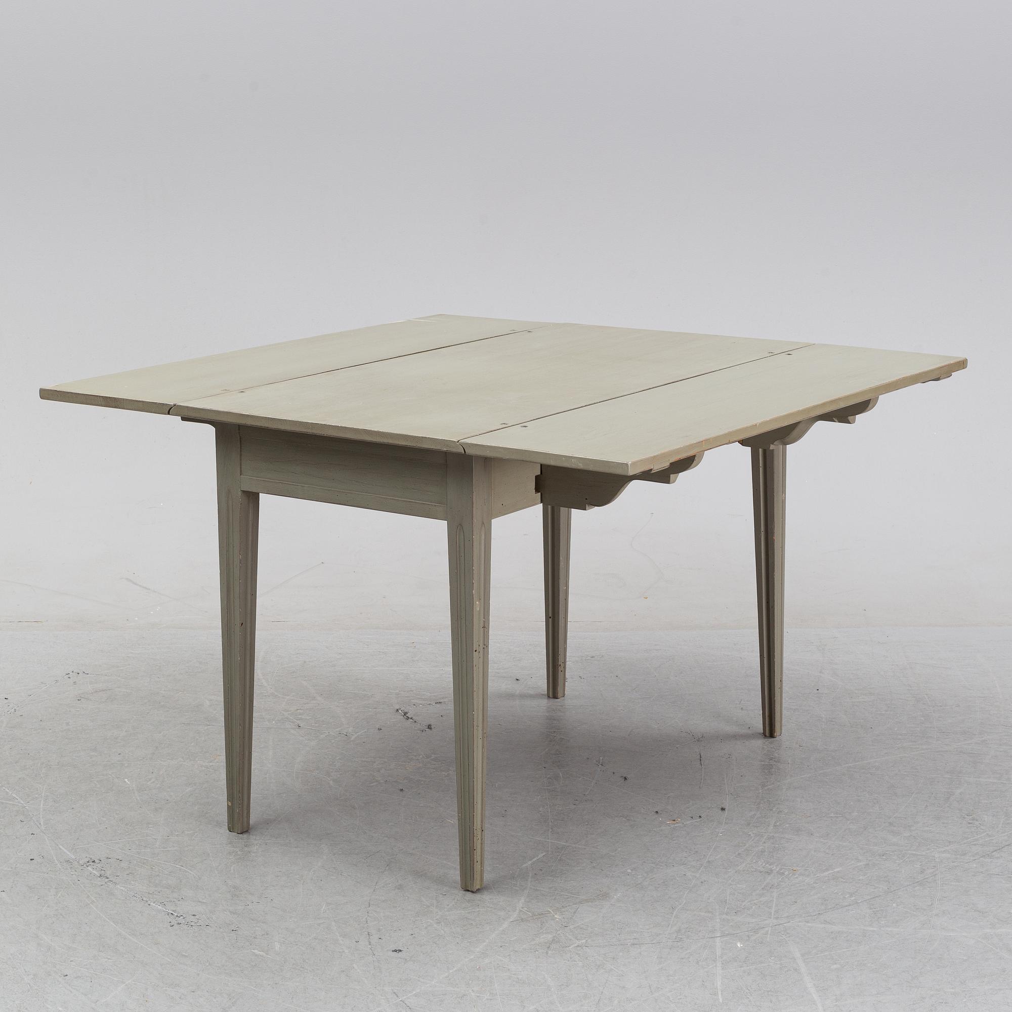 An 'Alunda' drop leaf table from Ikea, 1990's.