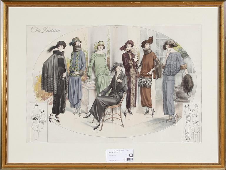 KOLORERAT TRYCK, 1900-talets första hälft.