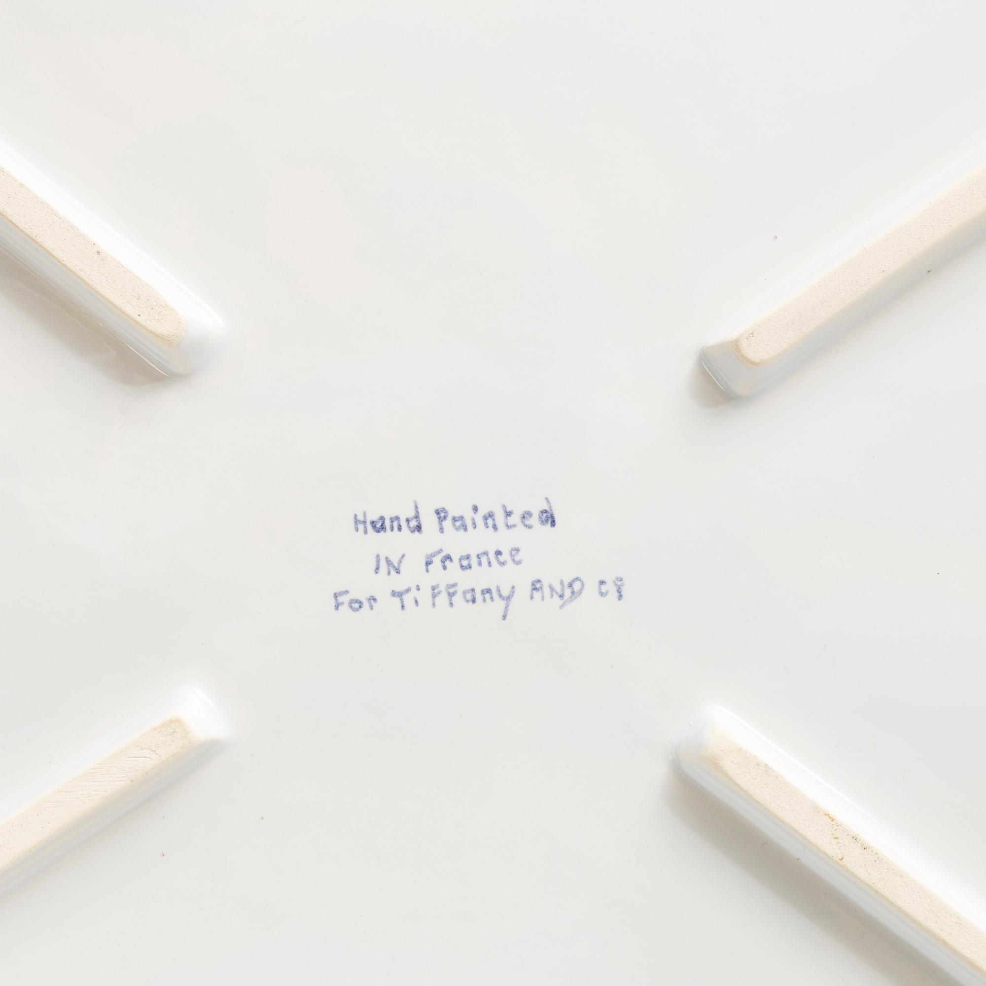 Bricka, fajans, Tiffany & Co.