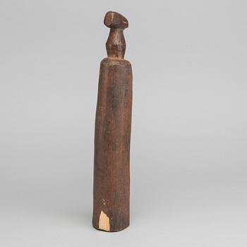 A slit drum, Yaka, D. R. Congo.