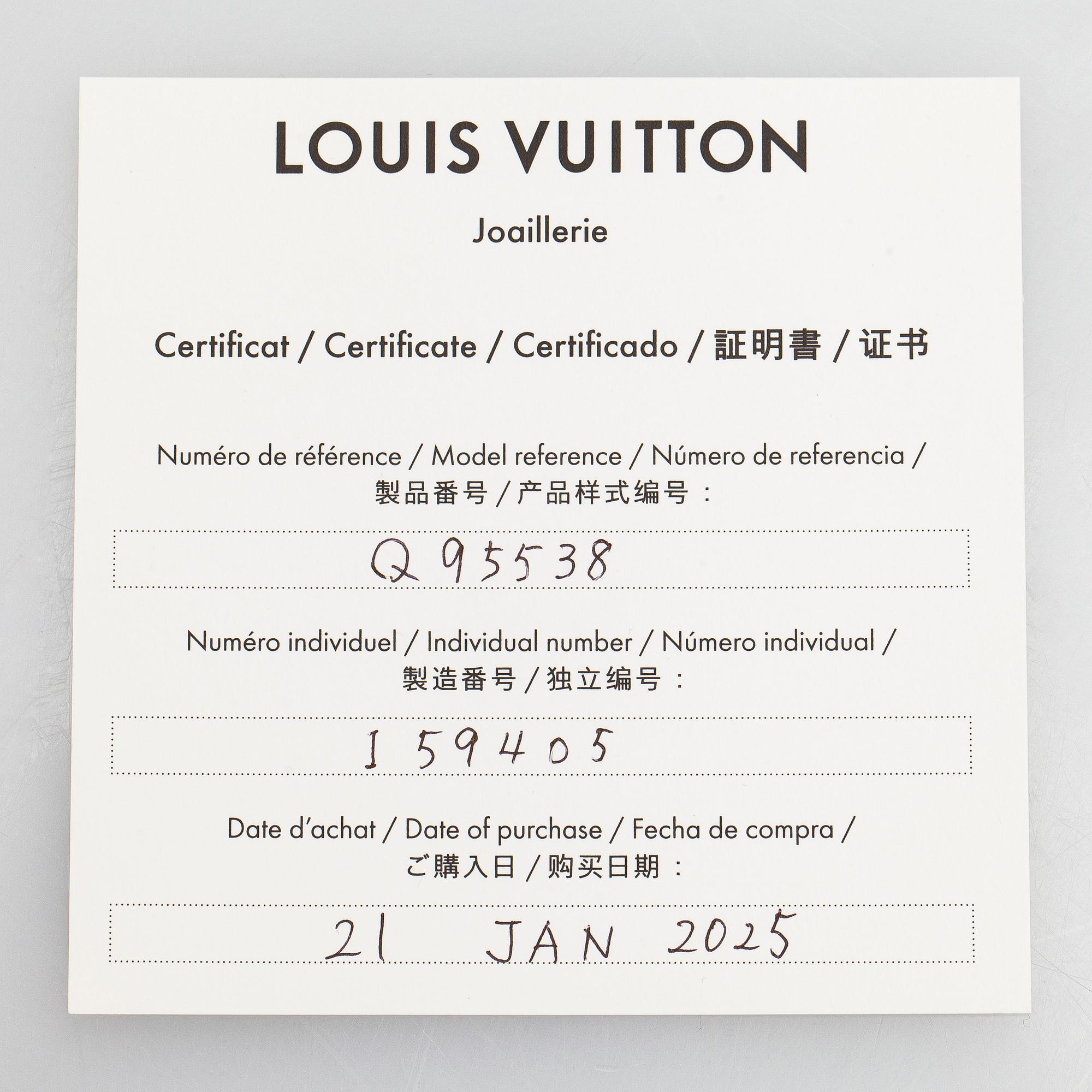 Louis Vuitton, rannekoru, "Color Blossom BB Star", 18K ruusukultaa, vaaleanpunaista helmiäistä ja briljanttihiottu timantti.