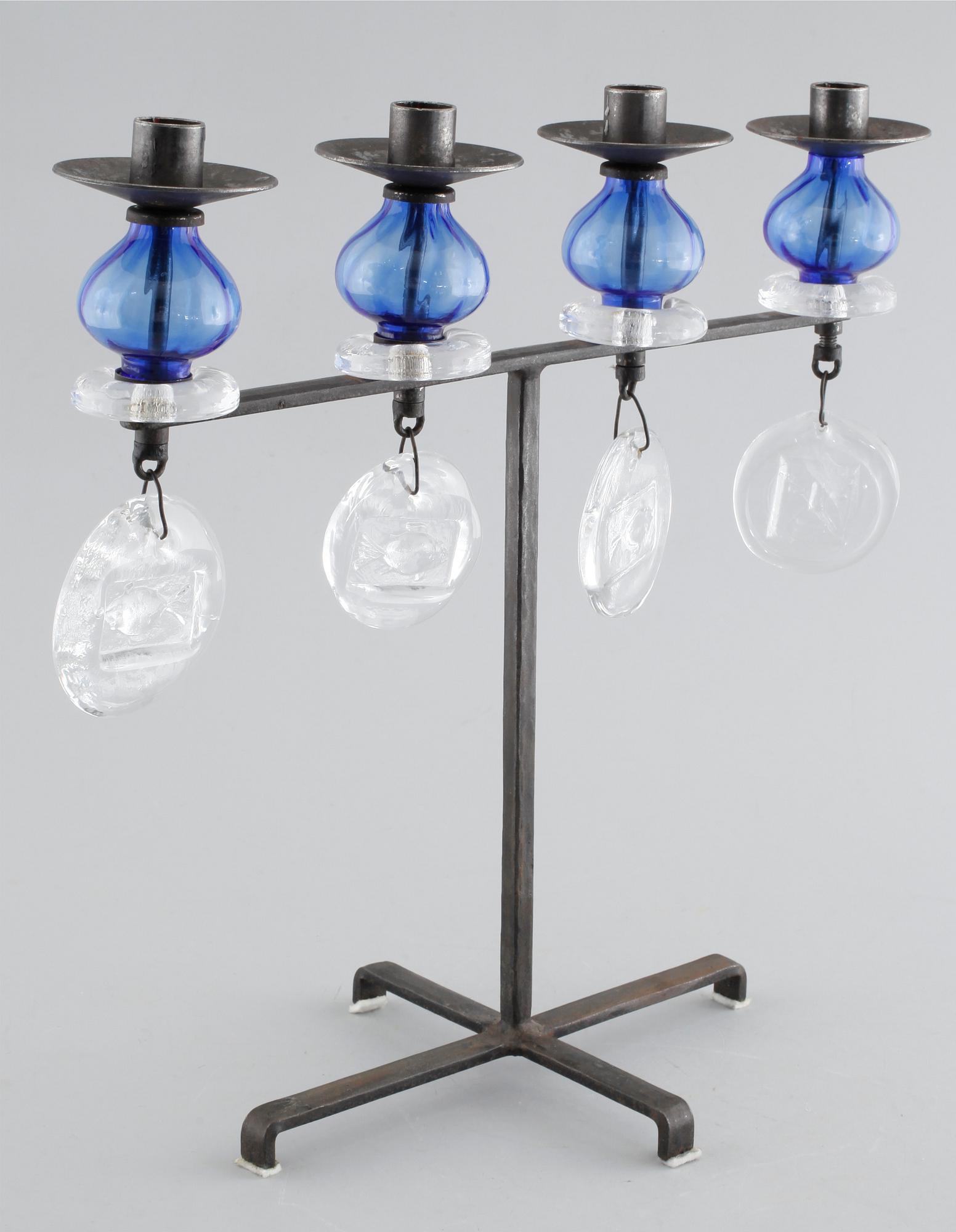 ERIK HÖGLUND, kandelaber, Boda, 1900-talets andra hälft.