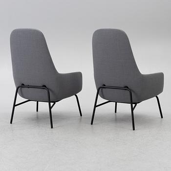 Simon Legald, fåtöljer, ett par, 'Era Lounge Chair High', Normann Copenhagen. Modellen formgiven 2014.