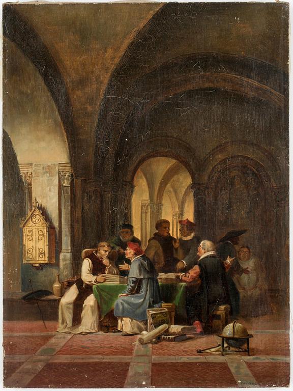 FREDRIK WILHELM SCHOLANDER, olja på duk, signerad och daterad 1875.