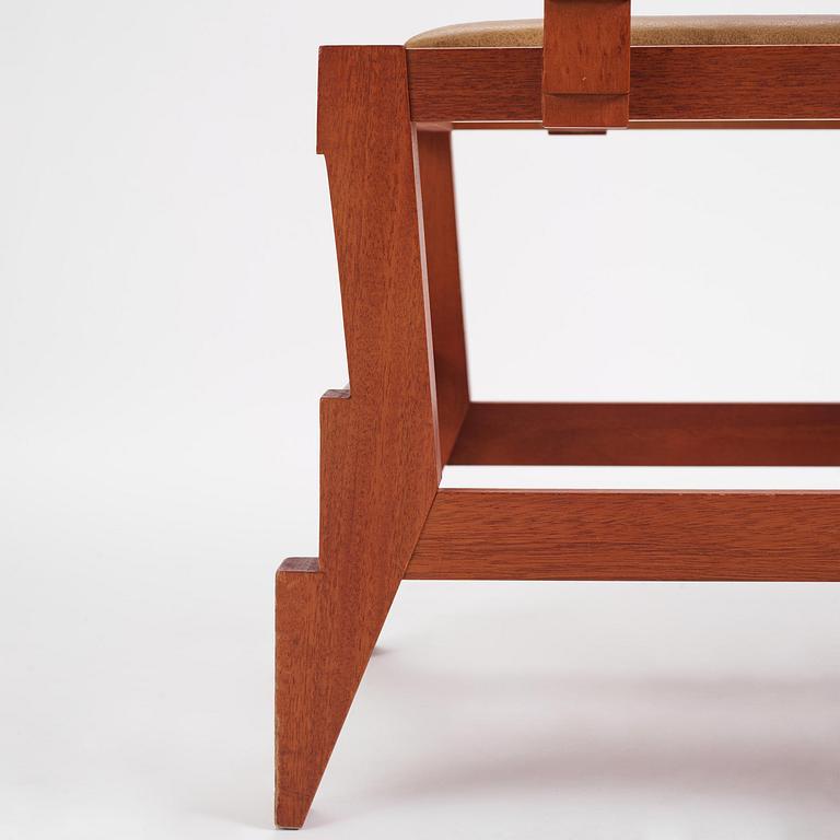 John Kandell, a set of six "Solitär" chairs, Källemo, Värnamo, post 1985.