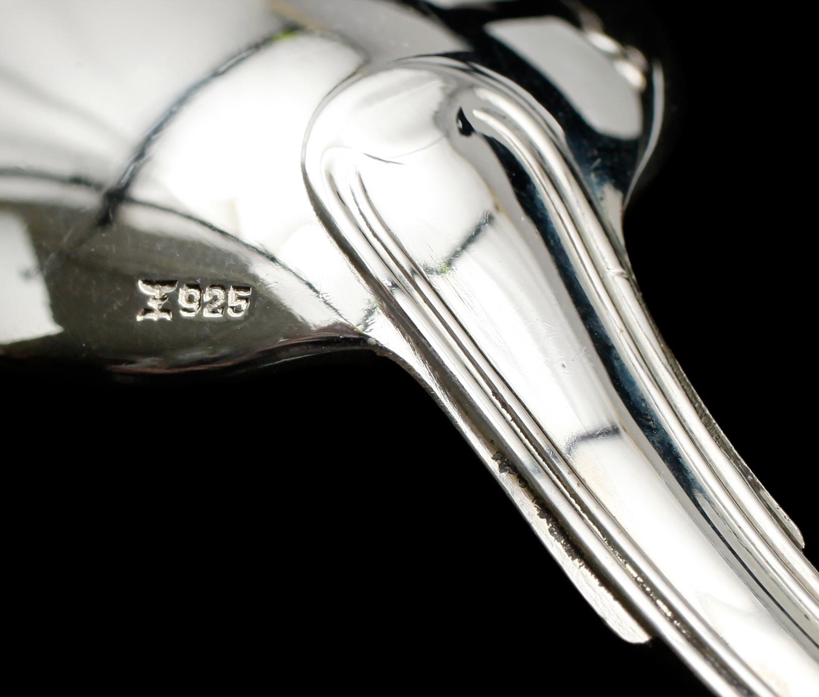 BESTICK, 193 delar, sterlingsilver, Koch & Bergfeld, Tyskland, 1900-tal. Vikt med knivblad ca 9916 g.