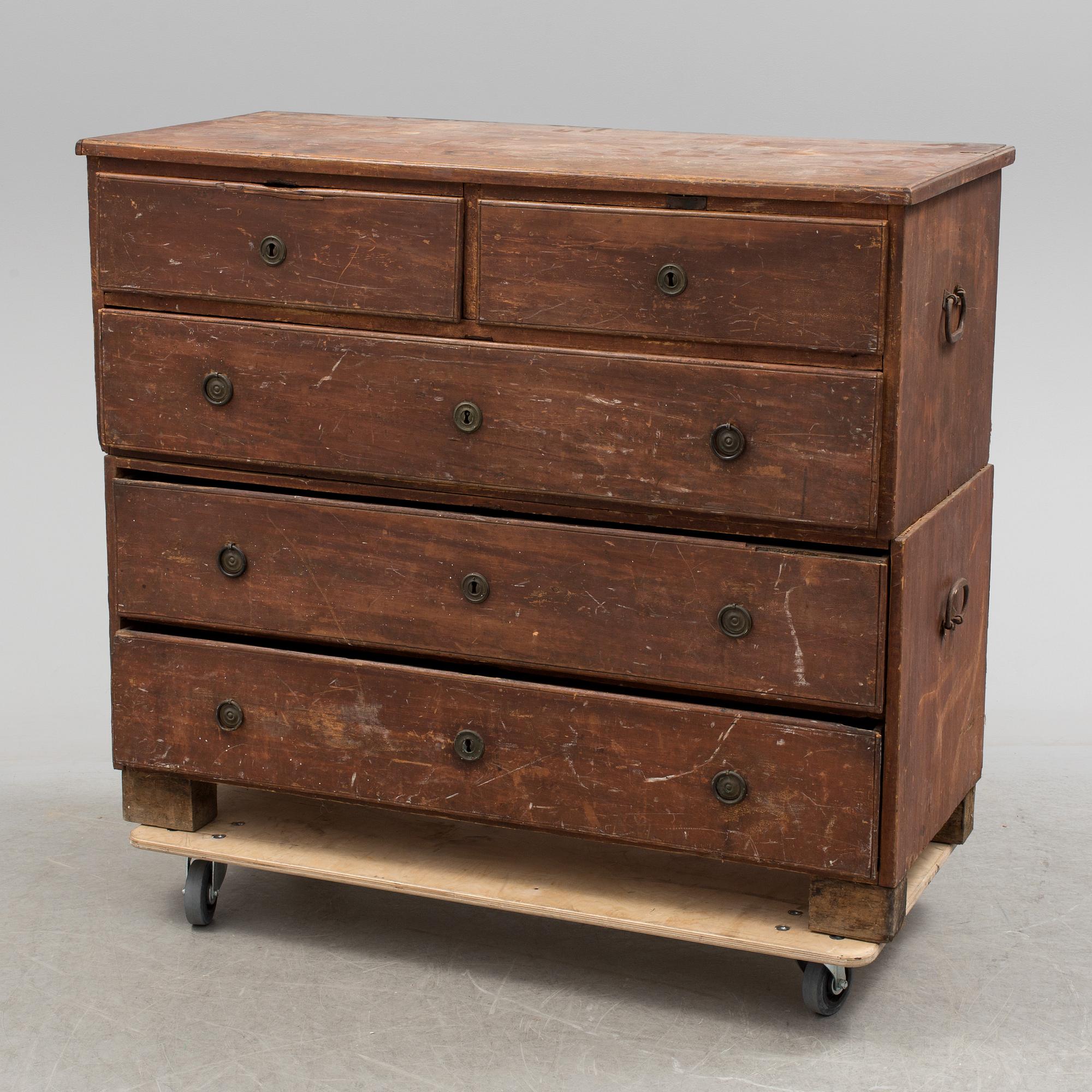 DRAGKISTA, gustavianskt provinsarbete, omkring 1800.