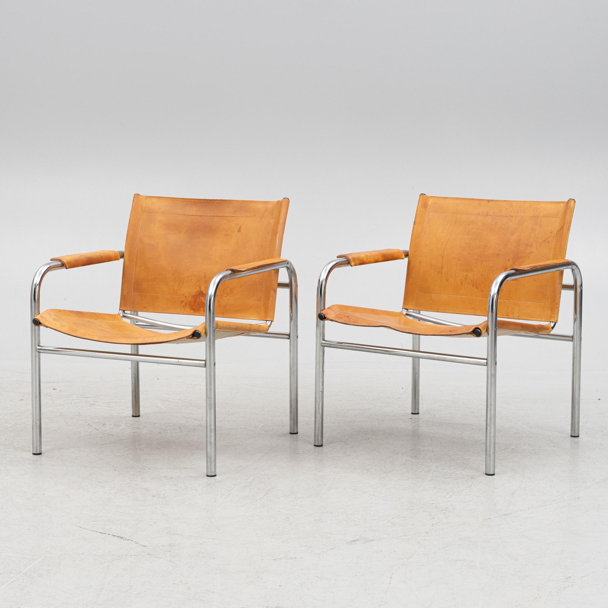 Tord Björklund, fåtöljer ett par, ”Klinte”, IKEA, 1980-tal.
