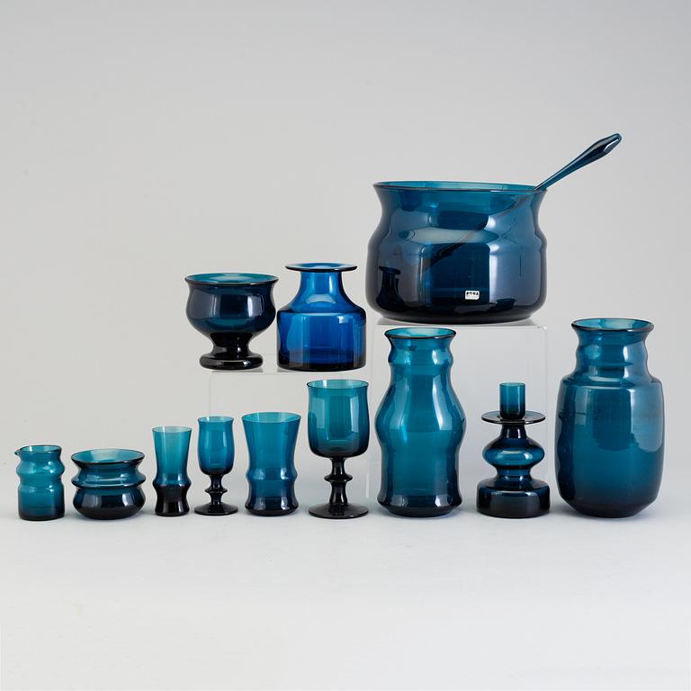 BERTIL VALLIEN, glasservis "Basun",  51 delar, Boda.