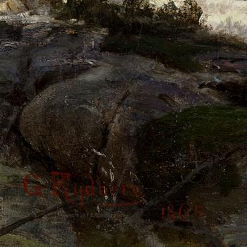GUSTAF RYDBERG, oil on canvas, signed G.Rydberg and dated 1865.