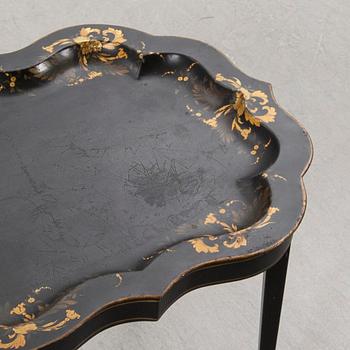 Brick table, Rococo style, 19th century.