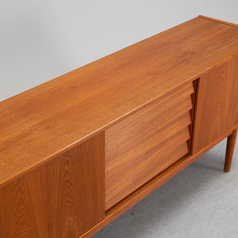 A teak sideboard deigned by Nils Jonsson for Hugo Troeds Bjärum, second half of the 20th century.