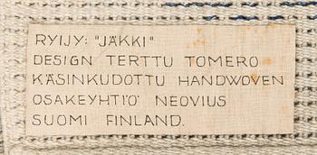 Terttu Tomero, A Finnish long pile Ryijy Rug for Neovius. Circa 155 x 115 cm.