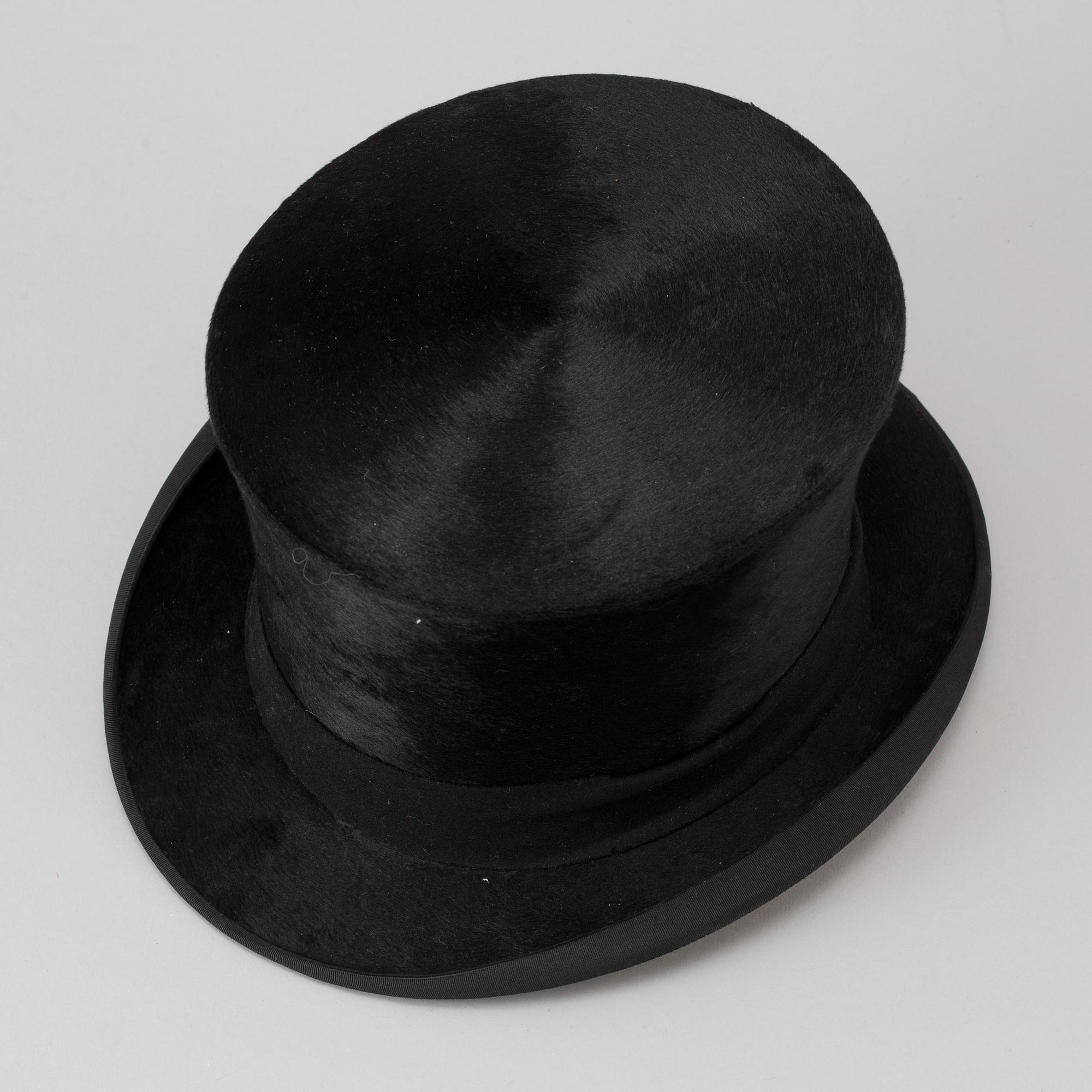 Top hat high hat cylinder hat Carl Graucob Stockholm. Bukowskis