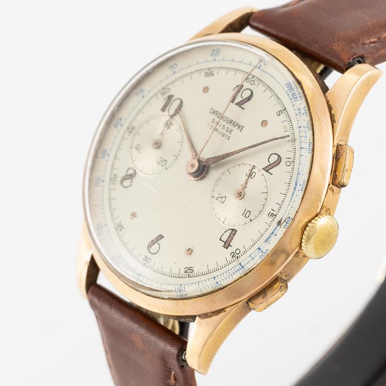 Chronographe Suisse, wristwatch, chronograph, 37.5 mm.
