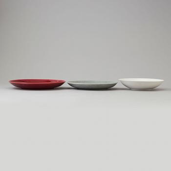 55 pcs of 'Blå Eld' porcelain service by Hertha Bengtsson fr Gustavsberg, second half of the 20th century.